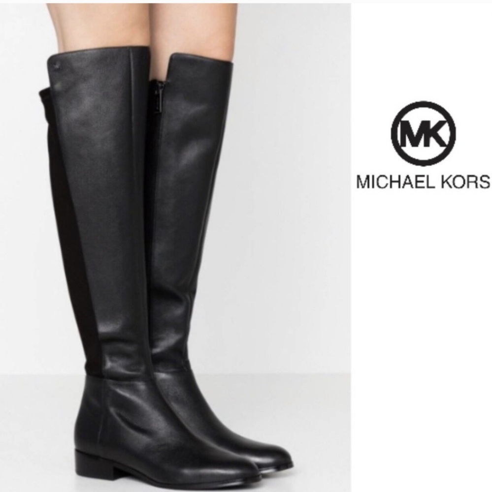 Michael Kors knee high leather boots